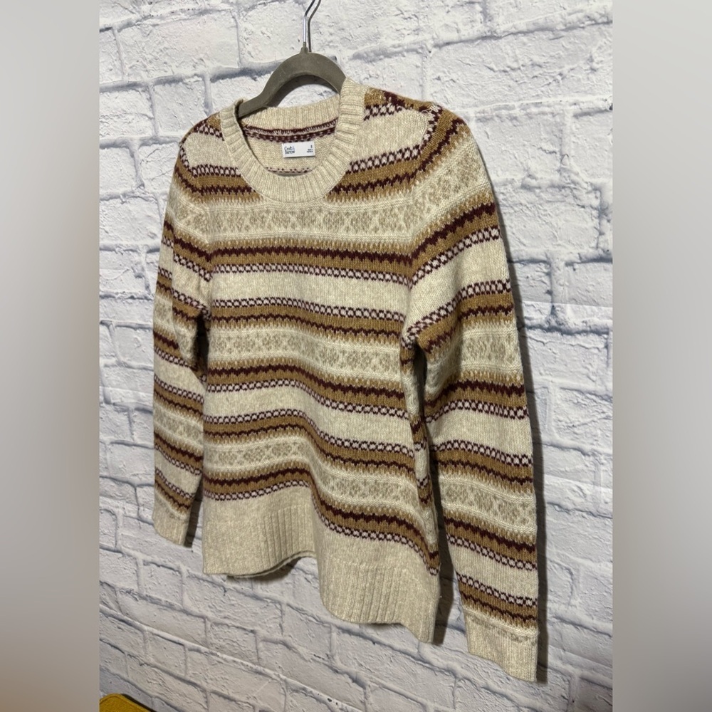 Women’s Croft & Barrow Fair Isle Soft Acrylic Blend Sweater, Size Small - Picture 4 of 7